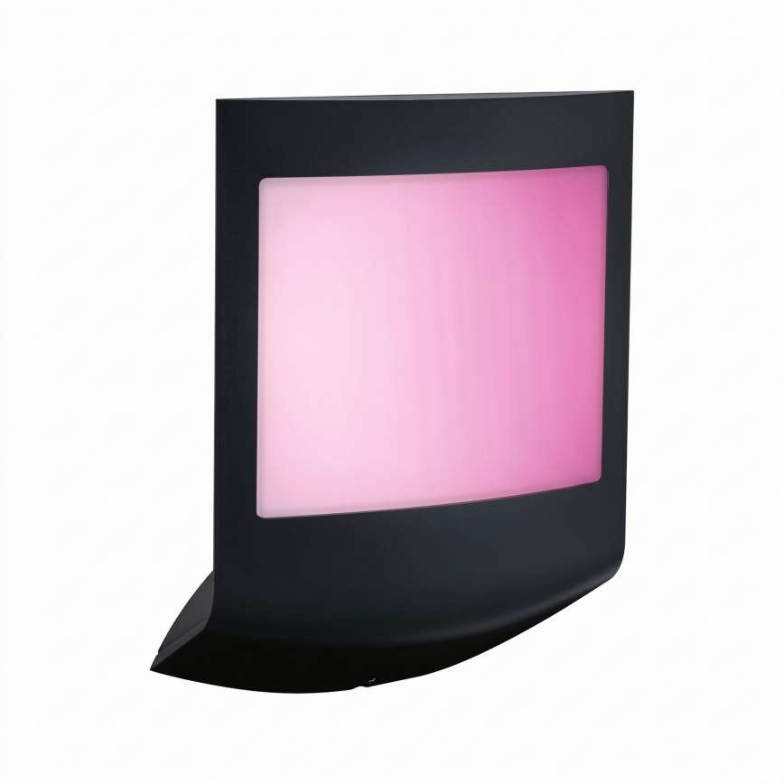 Paulmann 94513 - RGBW LED/8,2W IP44 Applique murale d'extérieur dimmable avec détecteur de mouvement et capteur crépusculaire PADEA 230V anthracite