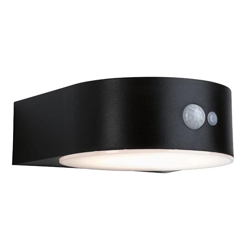 Paulmann 94570 - LED/5,5W IP44 Applique murale solaire avec détecteur EILEEN 3,7V 2000 mAh