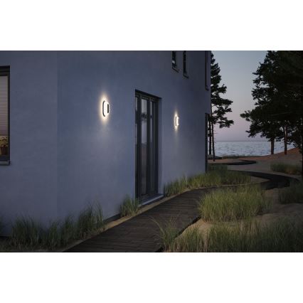 Paulmann 94957 - LED/18,5W IP65 Dimmable applique murale extérieure ELUNOR 230V 2200/3000/4000K anthracite