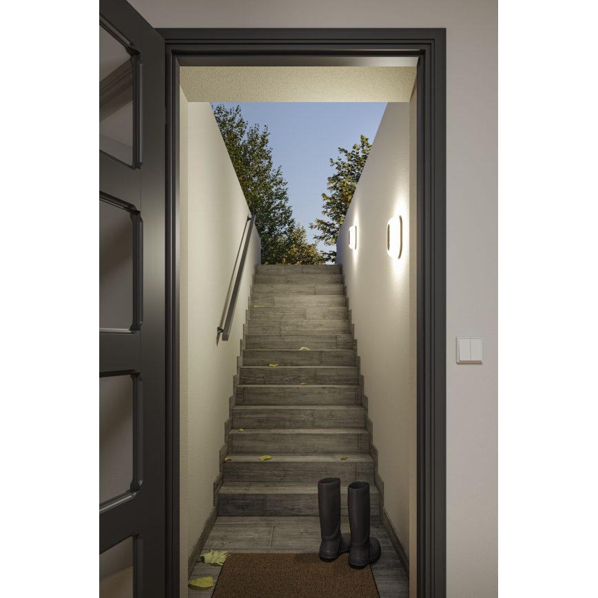 Paulmann 94957 - LED/18,5W IP65 Dimmable applique murale extérieure ELUNOR 230V 2200/3000/4000K anthracite