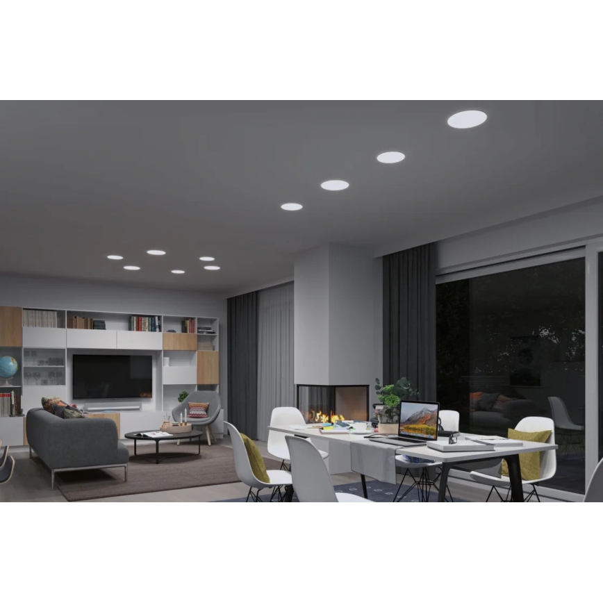 Paulmann 95386 - LED/15W IP44 Luminaire à intensité variable salle de bain SMART VELUNA 230V