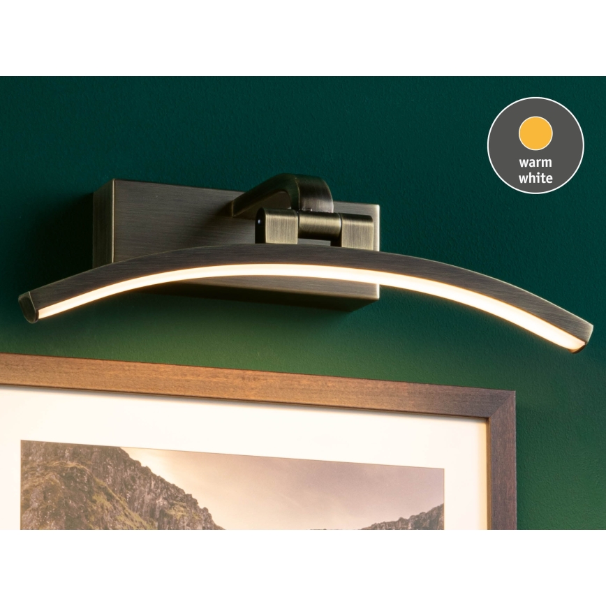 Paulmann 95559 - Applique pour tableau BENTO LED/6W 230V 30 cm laiton