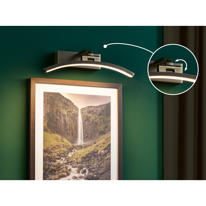 Paulmann 95559 - Applique pour tableau BENTO LED/6W 230V 30 cm laiton