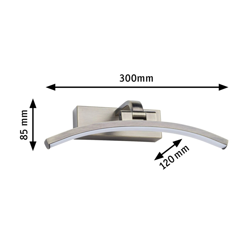 Paulmann 95559 - Applique pour tableau BENTO LED/6W 230V 30 cm laiton