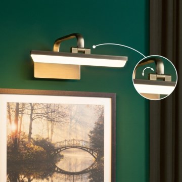 Paulmann 95568 - LED/6W Luminaire pour tableaux RENAN 230V 30 cm laiton