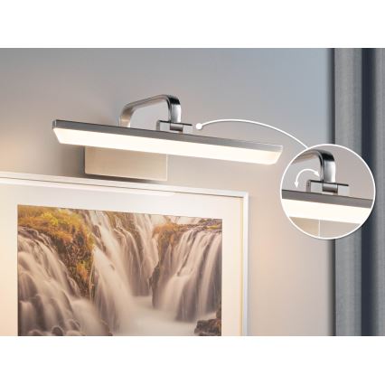 Paulmann 95572 - LED/9,5W Applique pour tableau RENAN 230V 40 cm chrome mat