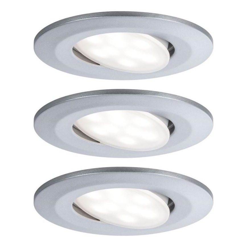 Paulmann 99933 - LOT 3x LED/5,2W IP65 Spot encastrable salle de bain à intensité variable 230V