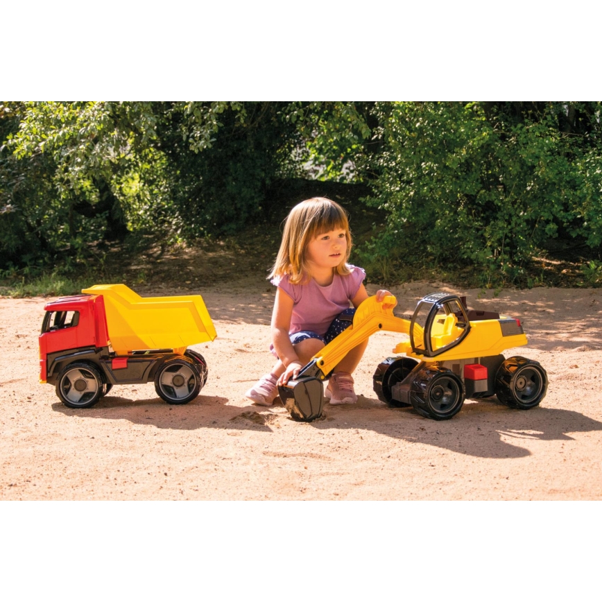 Pelle GIGA TRUCKS 62 cm jaune/noir
