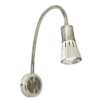 Petite lampe flexible ARENA 1xE14/40W/230V chrome mat