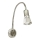 Petite lampe flexible ARENA 1xE14/40W/230V chrome mat