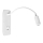 Petite lampe flexible LED BASE 1xLED/8W+1xLED/2W/230V blanc