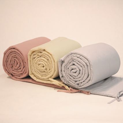 PETITE&MARS - Barrière de sécurité pour lit enfant TILLY MAX 360 cm rose