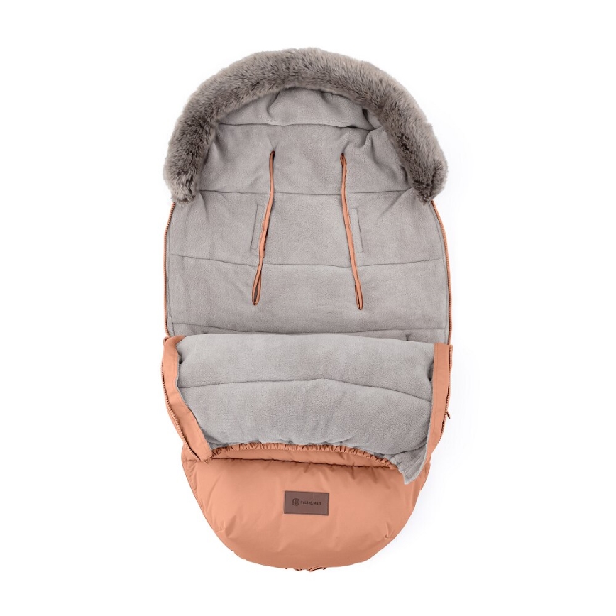 PETITE&MARS - Chancelière pour bébé 4en1 COMFY Pastel Peach orange