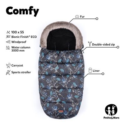 PETITE&MARS - Chancelière pour bébé 4en1 COMFY Pastel Peach orange