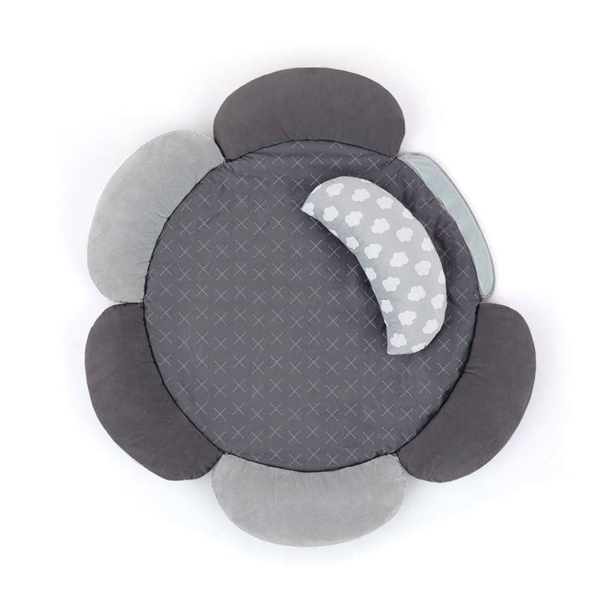 PETITE&MARS - Couverture d'enfant pour le jeu 3v1 CLOUD gris foncé