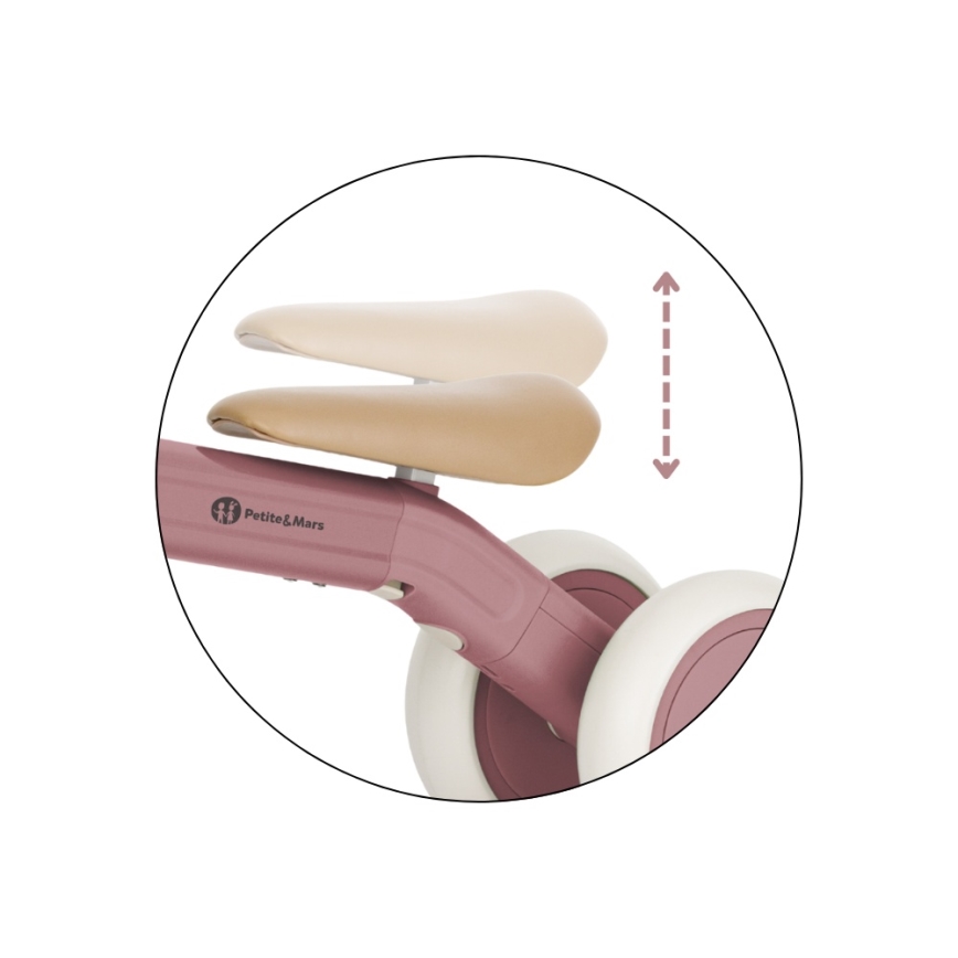 PETITE&MARS - Draisienne 3-en-1 BINGO rose poudré