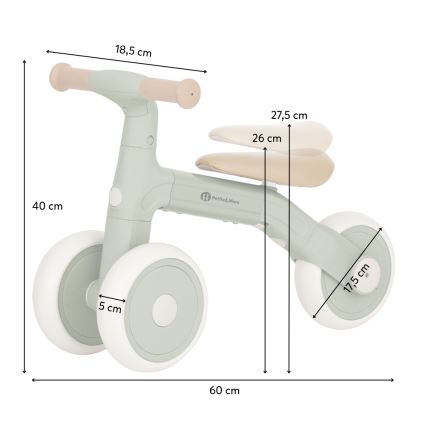 PETITE&MARS - Draisienne pour enfants 3 en 1 BINGO Stering Bleu