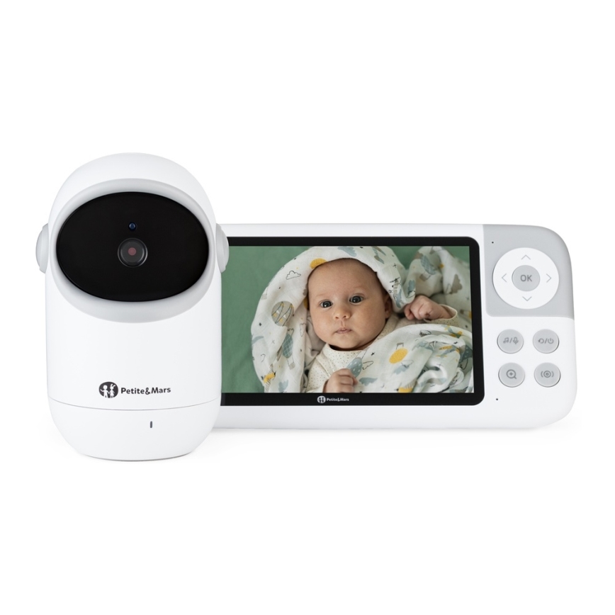 PETITE&MARS - Écoute-bébé avec moniteur EVE 5.0 3,8V 3050 mAh
