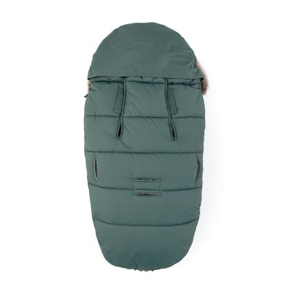 PETITE&MARS - ENSEMBLE Chancelière 4 en 1 COMFY + moufles pour poussette FURRY Kaki