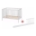 PETITE&MARS - Lit bébé + barrière de sécurité NELA BEECH 120x60 cm blanc/hêtre