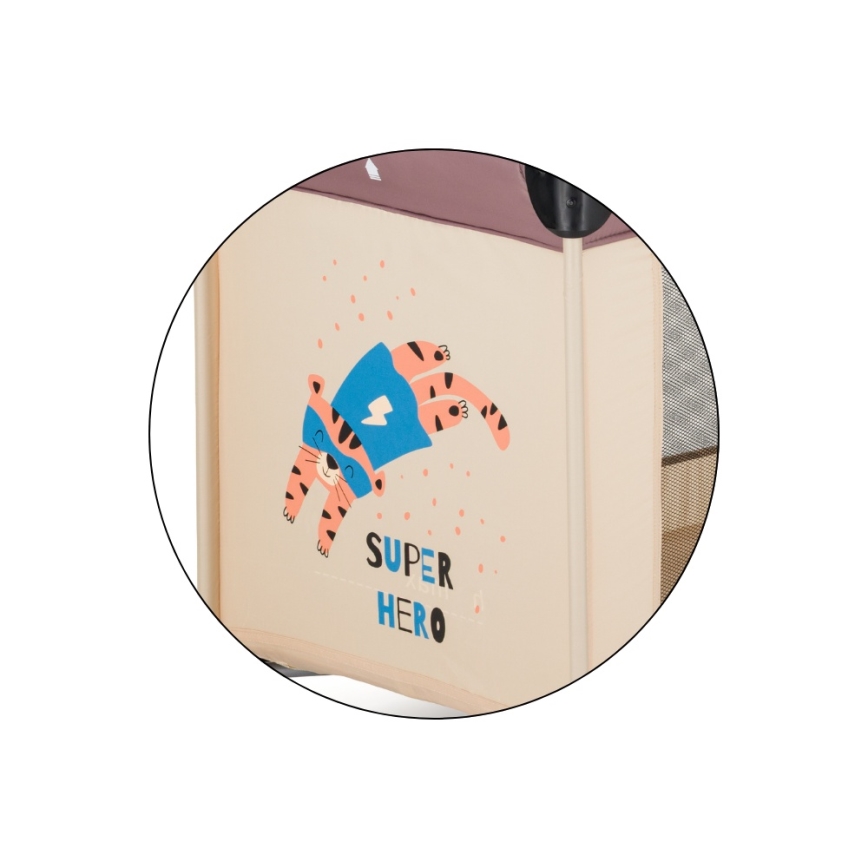 PETITE&MARS - Lit de voyage KOOT Tiger Super Hero