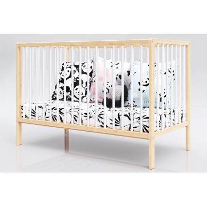 PETITE&MARS - Lit d'enfant en bois MOONY pin