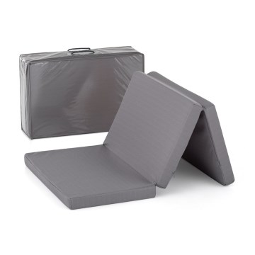PETITE&MARS - Matelas de voyage pliable FOLDIE 120 x 60 cm gris