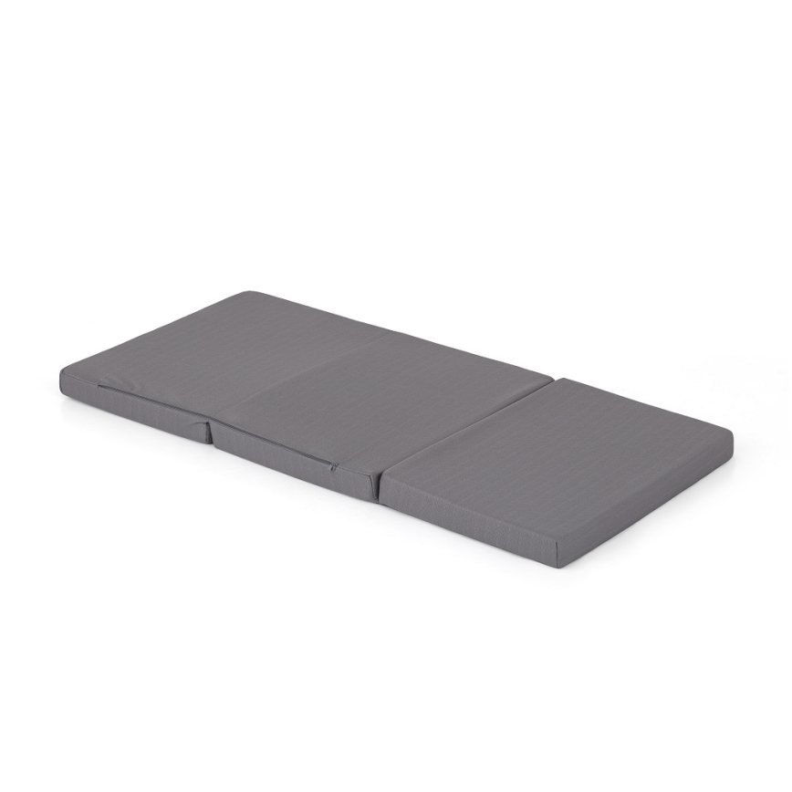 PETITE&MARS - Matelas de voyage pliable FOLDIE 120 x 60 cm gris