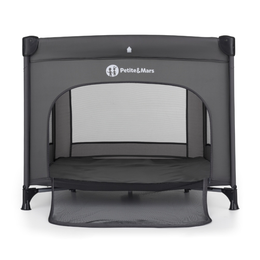 PETITE&MARS - Parc de voyage pour bébé NOOK Urban Gris charbon