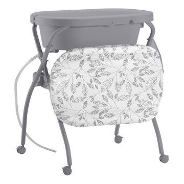PETITE&MARS - Table à langer avec baignoire SPA 3en1 gris