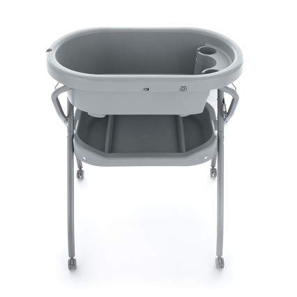 PETITE&MARS - Table à langer avec baignoire SPA 3en1 gris