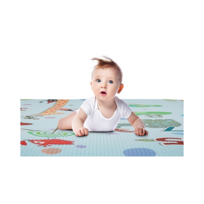 PETITE&MARS - Tapis de jeu JOY GIRAFFE 150x180 cm