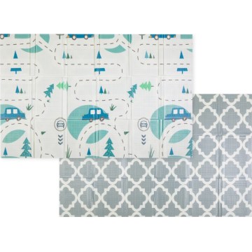 PETITE&MARS - Tapis de jeu pliable CAMPY Cars&Arabesca