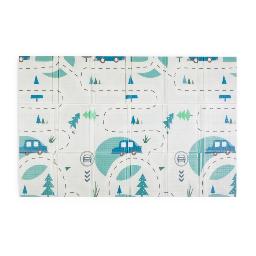 PETITE&MARS - Tapis de jeu pliable CAMPY Cars&Arabesca