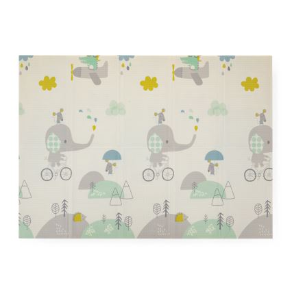 PETITE&MARS - Tapis d'éveil pliable CAMPY ELEPHANT&FOX