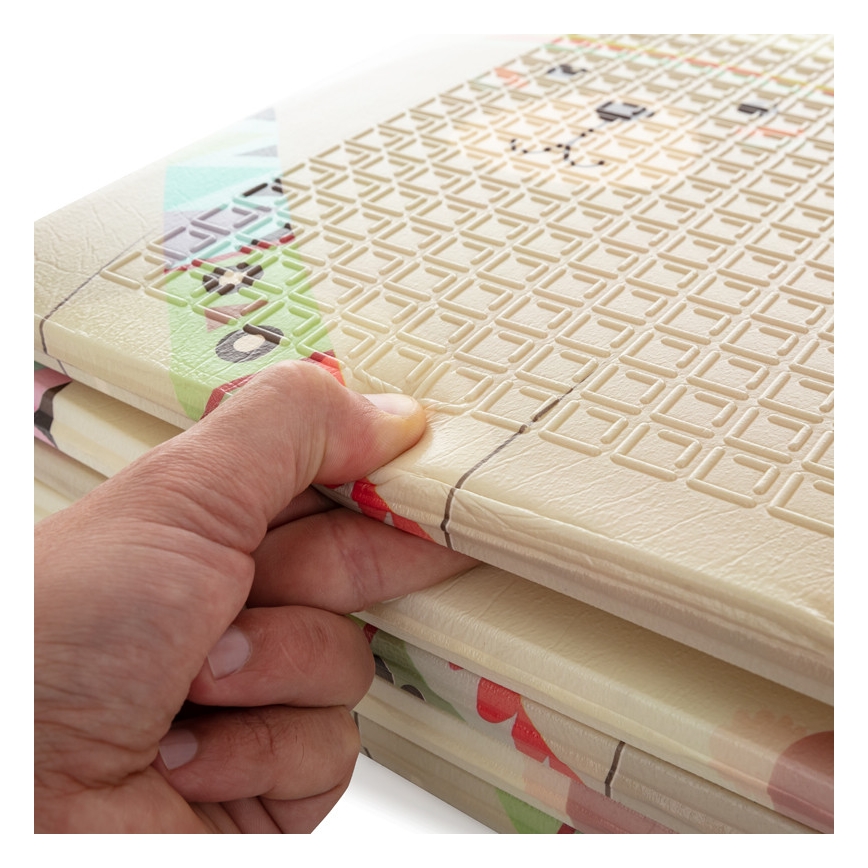 PETITE&MARS - Tapis d'éveil pliable CAMPY ELEPHANT&FOX