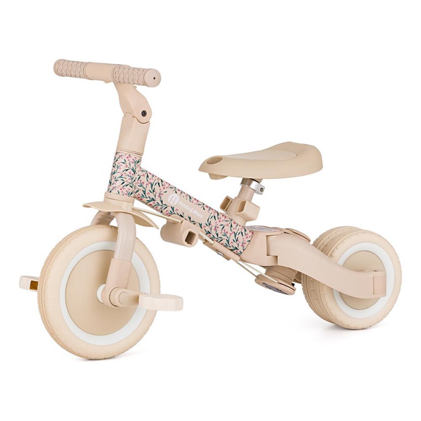 PETITE&MARS - Tricycle 5 en 1 pour enfant TURBO LIMITED Prairie Rose