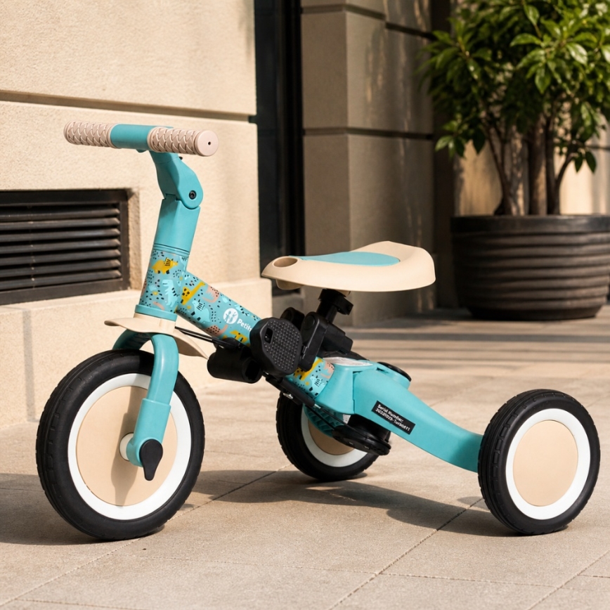 PETITE&MARS - Tricycle 5-en-1 pour enfants TURBO LIMITED Dino Park