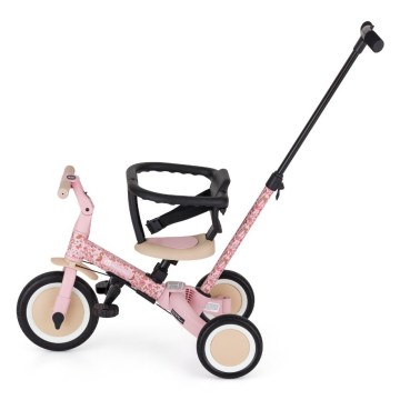 PETITE&MARS - Tricycle 5 en 1 pour enfants TURBO LIMITED Rosy Wilderness