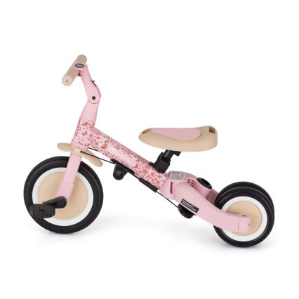 PETITE&MARS - Tricycle 5 en 1 pour enfants TURBO LIMITED Rosy Wilderness