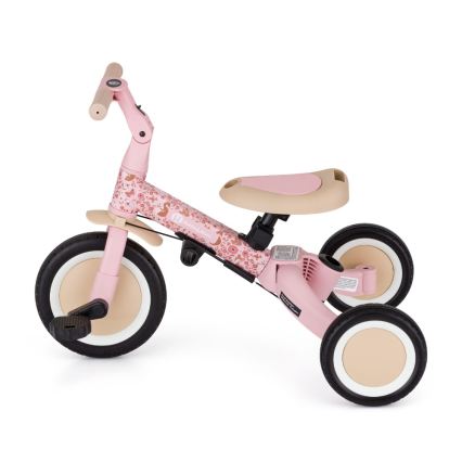 PETITE&MARS - Tricycle 5 en 1 pour enfants TURBO LIMITED Rosy Wilderness