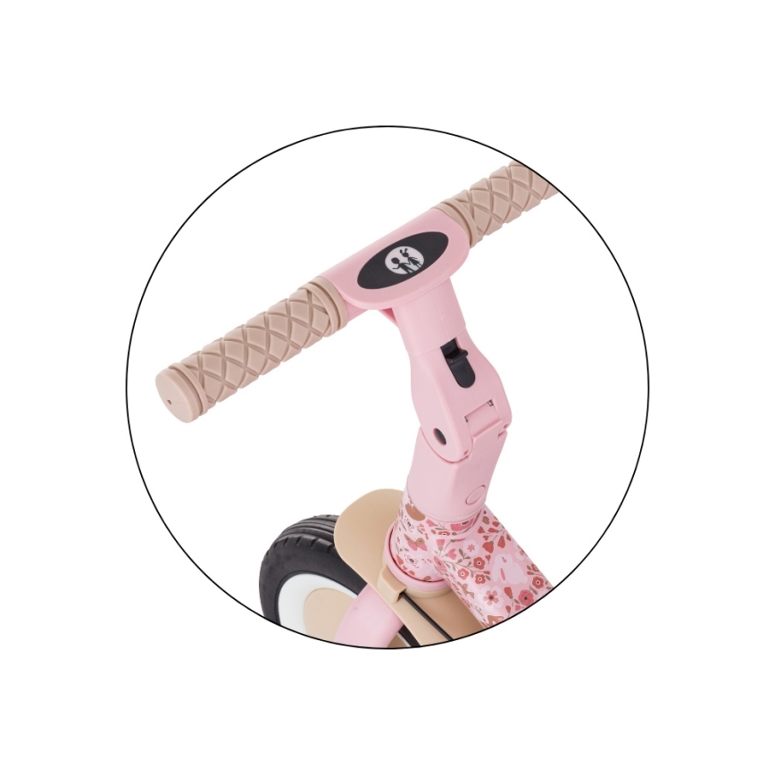 PETITE&MARS - Tricycle 5 en 1 pour enfants TURBO LIMITED Rosy Wilderness