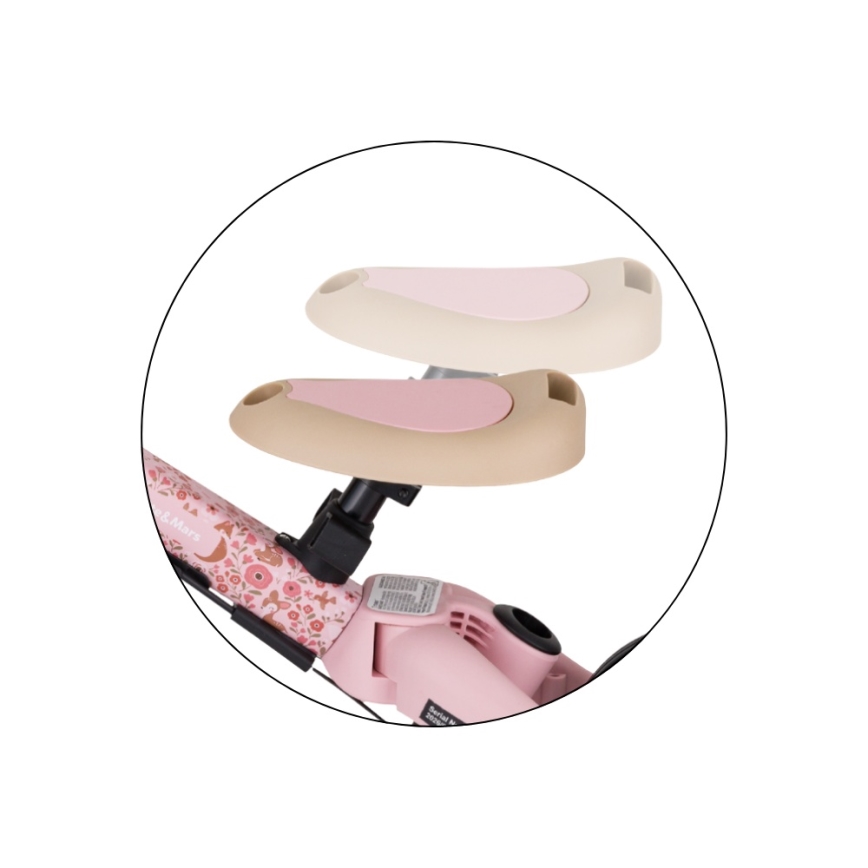 PETITE&MARS - Tricycle 5 en 1 pour enfants TURBO LIMITED Rosy Wilderness
