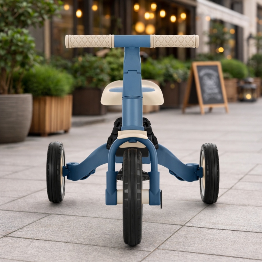 PETITE&MARS - Tricycle 5-en-1 TURBO PLUS Bleu océan