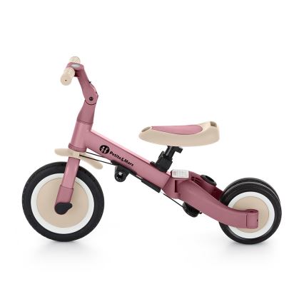 PETITE&MARS - Tricycle enfant 5en1 TURBO Dusty Rose