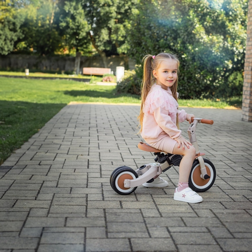 PETITE&MARS - Tricycle évolutif 5-en-1 TURBO PLUS Sable désertique