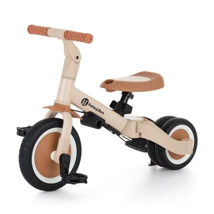 PETITE&MARS - Tricycle évolutif 5-en-1 TURBO PLUS Sable désertique