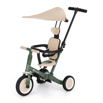 PETITE&MARS - Tricycle évolutif 5-en-1 TURBO PLUS Vert brumeux