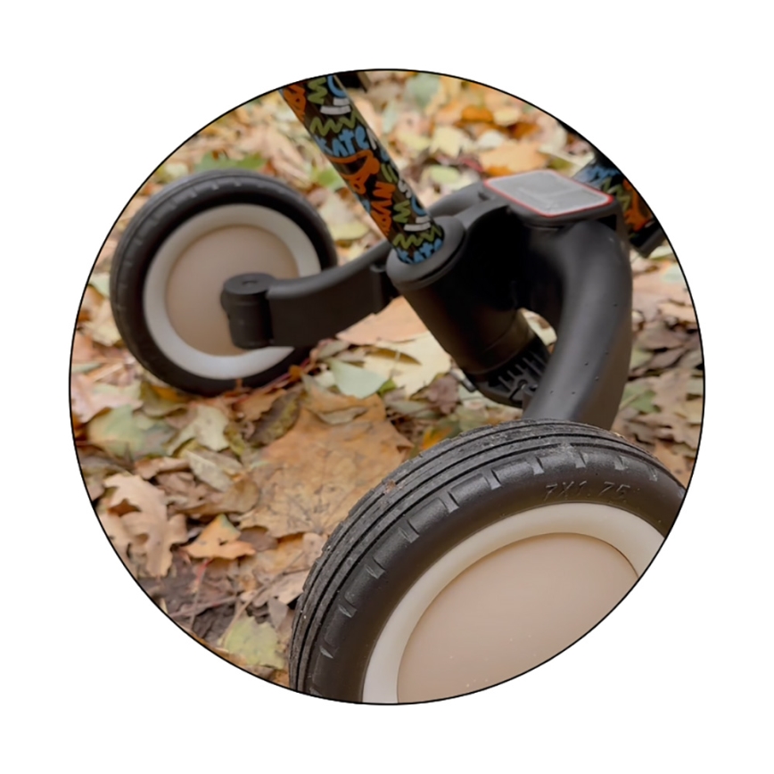 PETITE&MARS - Tricycle pour enfant 5-en-1 TURBO LIMITED City Beat