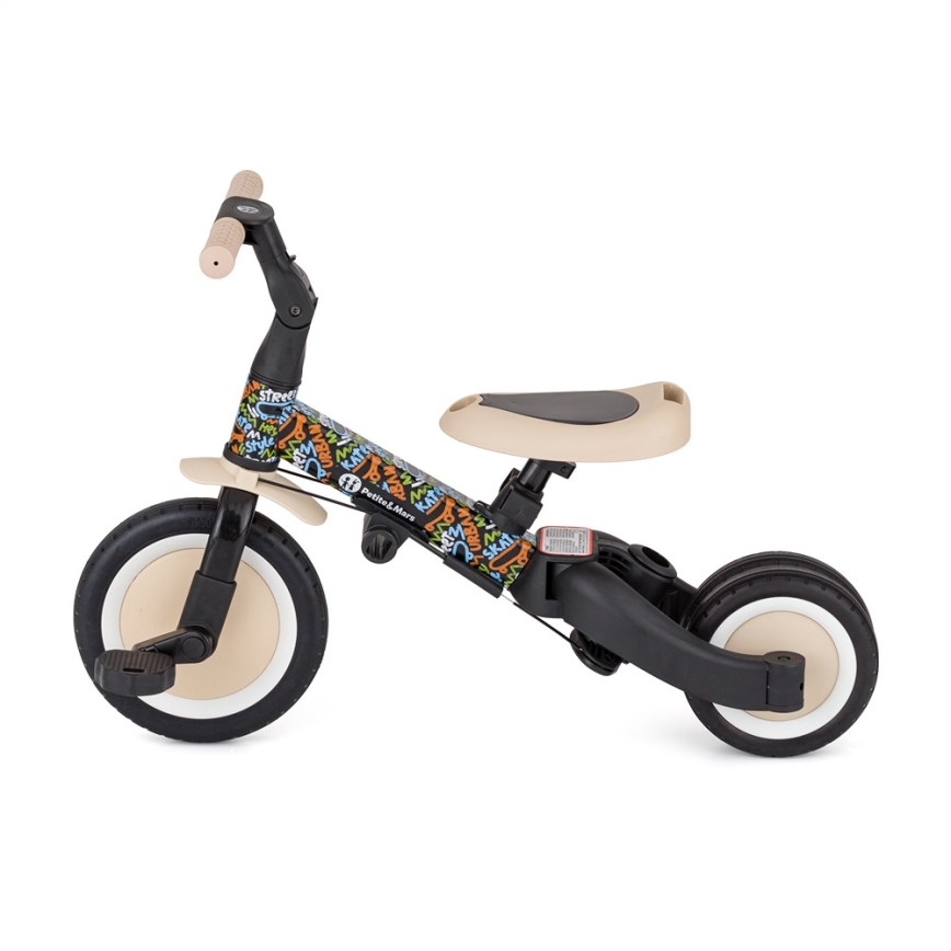 PETITE&MARS - Tricycle pour enfant 5-en-1 TURBO LIMITED City Beat